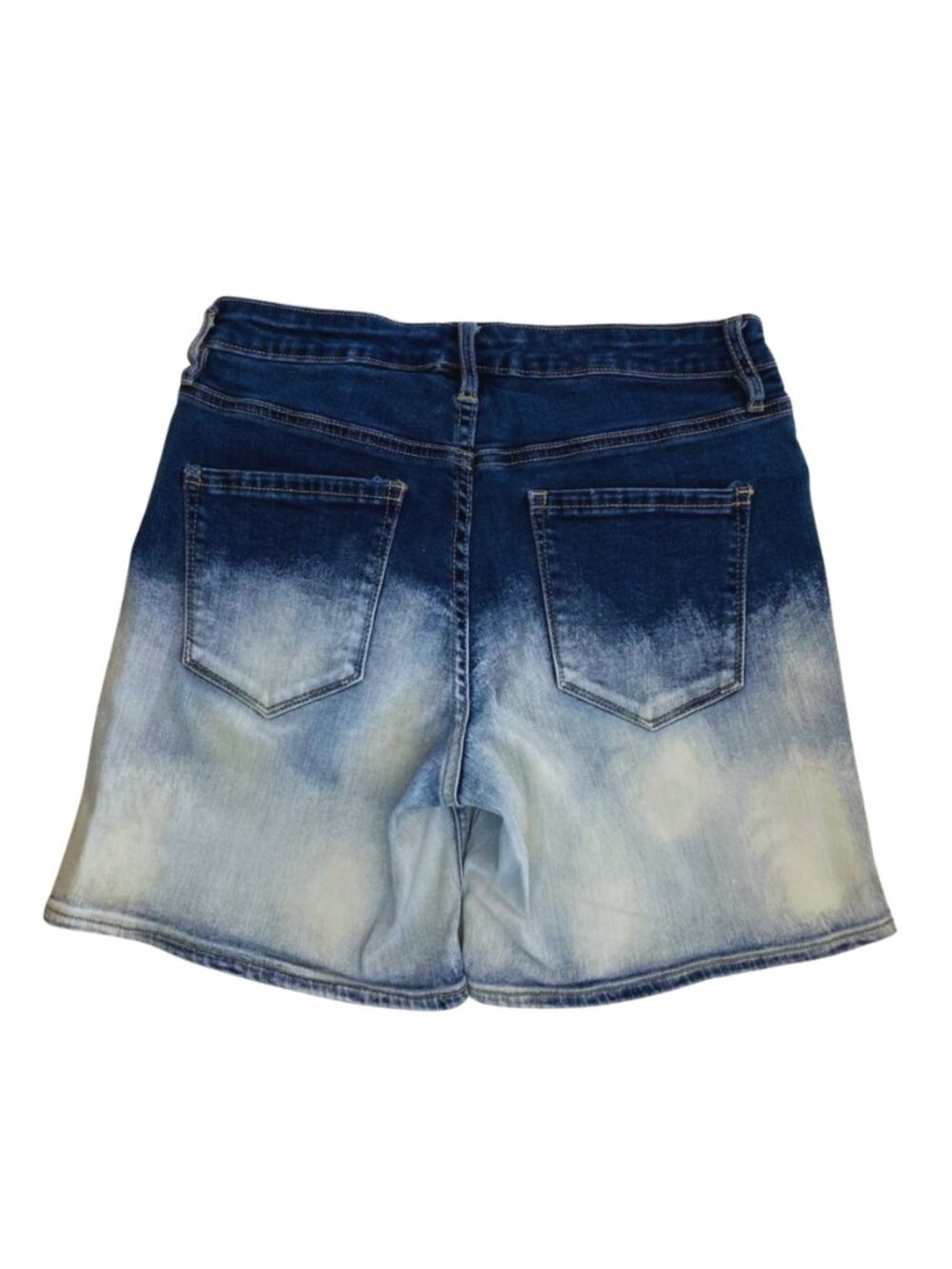 MiracleBody Faith Bermuda Shorts Size 6 Tummy Control Slimming Stretch Denim